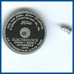 Ignition Switch Data Plate