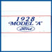Model A Ford - Mike's "A" Ford-able Parts - License Plates - 1928