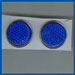 Model A Ford - Mike's "A" Ford-able Parts - License Plate Reflector Bolts - Blue