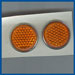 Model A Ford - Mike's "A" Ford-able Parts - License Plate Reflector Bolts - Amber