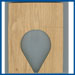 Dome Light Wood Block - 30-31 Coupe