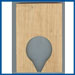Dome Light Wood Block - 30-31 Tudor & Sedan Delivery