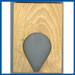 Dome Light Wood Block - Slant Windshield Fordor - 160A