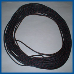 Wire by the foot - Black with Red Tracer