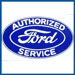Authorized Ford Service Refrigerator Magnet
