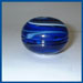 Glass Shifter Knob - Mushroom - Blue & White - A7213BWM