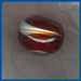 Glass Shifter Knob - Mushroom - Red & White - A7213RWM