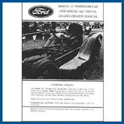 Model A and AA Engine Chassis Manual - Model A Ford - Buy Online!