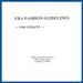Fashion Guidelines Section - 1996 Update