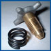 Model A Ford - Mike's "A" Ford-able Parts - Sediment Bulb Brass Drain Valve & Forged Drain & Spring