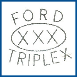 Ford Script Logo Etched on Glass - Model A Ford - Mike's "A" Ford-able Parts