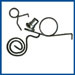 Fordor Latch Spring Set - Terro "Diamond"