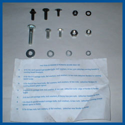 Fender And Running Board Bolt Set - #44 - Model A Ford - Buy Online!