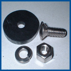 "Belt Rail Screws And Rubber Washers, Set of 6" - Model A Ford - Buy Online!