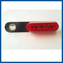 Red LED Bumper Directional Lamp - 6 V - Model A Ford - Buy Online!