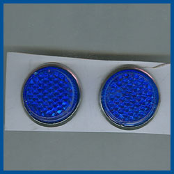 License Plate Reflector Bolts - Blue - Model A Ford - Buy Online!