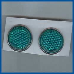 License Plate Reflector Bolts - Green - Model A Ford - Buy Online!
