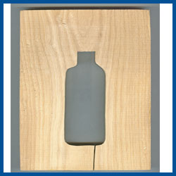 Dome Light Wood Block - Victoria Slantwindshield & Steelback Fordor - 160B & 160C - Model A Ford - B