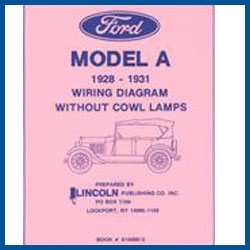 Wiring Diagrams - Without Cowl Lights - Model A Ford - Buy Online!