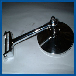 TEMP OUT OF STOCK! Closed Car Hinge Mirror, Right or Left - 28-29" - Model A Ford - Buy Online!