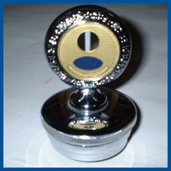 Moto Meter-W-Locking Cap - Wreath rim - Model A Ford Buy Online!