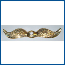 TEMP. OUT OF STOCK! Moto Meter Wings - Brass - Model A Ford - Buy Online!