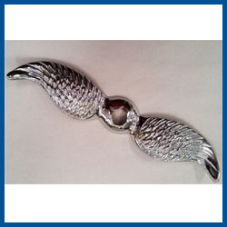 TEMP. OUT OF STOCK! Moto Meter wings - Chrome - Model A Ford - Buy Online!