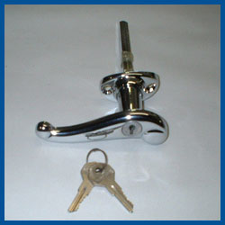 TEMP. OUT OF STOCK! Scroll Locking Door Handle - Model A Ford - Buy Online!