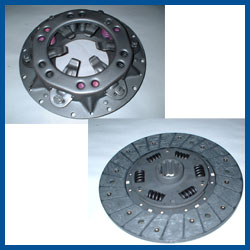 Pressure Plate and Clutch Disc Set - A7563/50 - Model A Ford - Buy Online!
