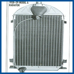 Radiator, Heavy Duty 10 Fin - 28-29 - Model A Ford - Buy Online!