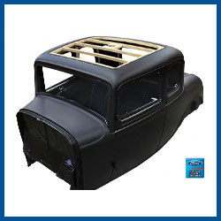 1932 Ford 5 Window Coupe Steel Body - Original Roof without Cowl Vent