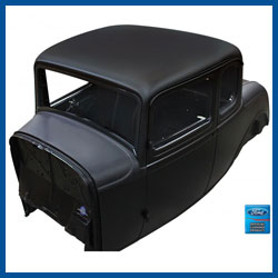 1932 Ford 5 Window Coupe Steel Body, Solid Roof Without Cowl Vent