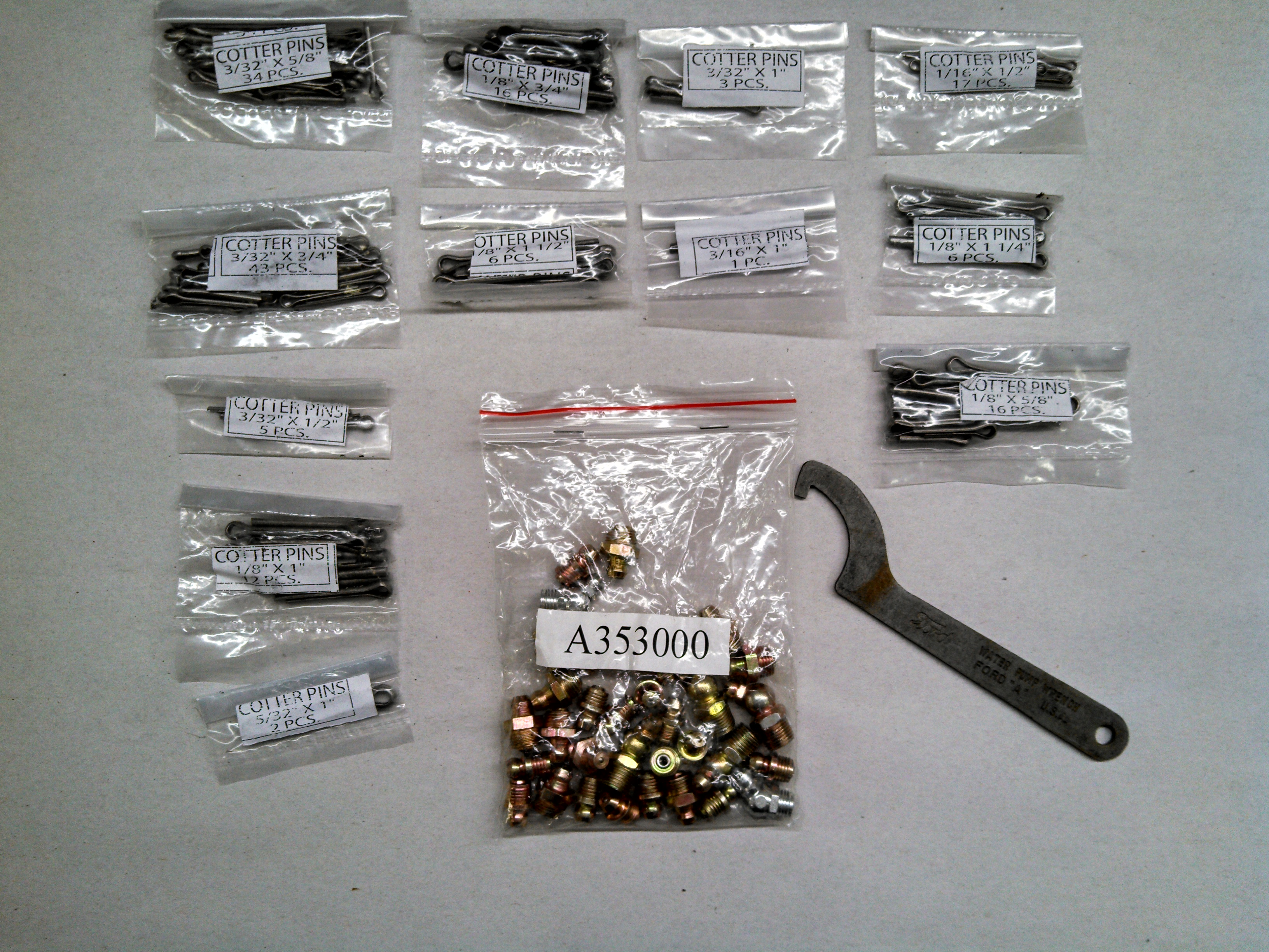 Mike's Money Saver - Modern Grease Fitting and Cotter Pin Kit - Model A Ford - Buy Online!